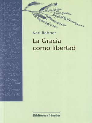 cover image of La Gracia como libertad